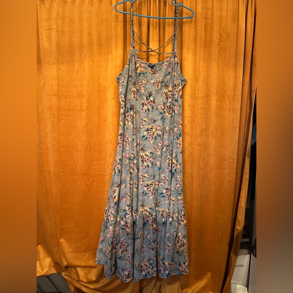 Torrid floral maxi dress size 4